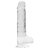 Real Rock Crystal Gode Crystal Clear 16 x 4cm Transparent
